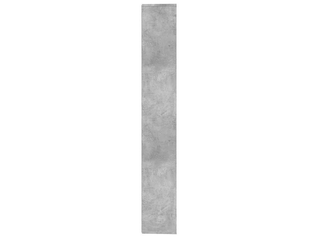 Bibliothèque/Séparateur de pièce Gris béton Bois d'ingénierie