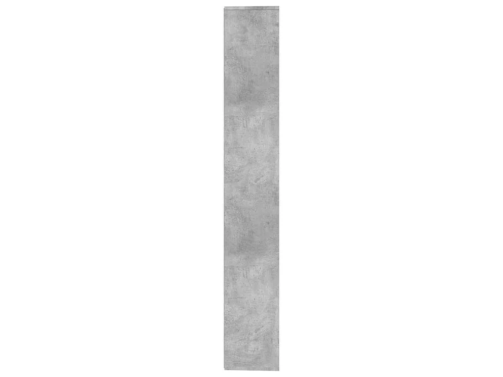 Bibliothèque/Séparateur de pièce Gris béton Bois d'ingénierie