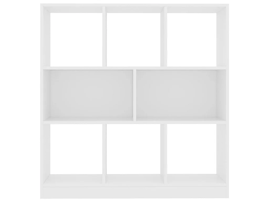 Bibliothèque Blanc 97,5x29,5x100 cm Bois d'ingénierie