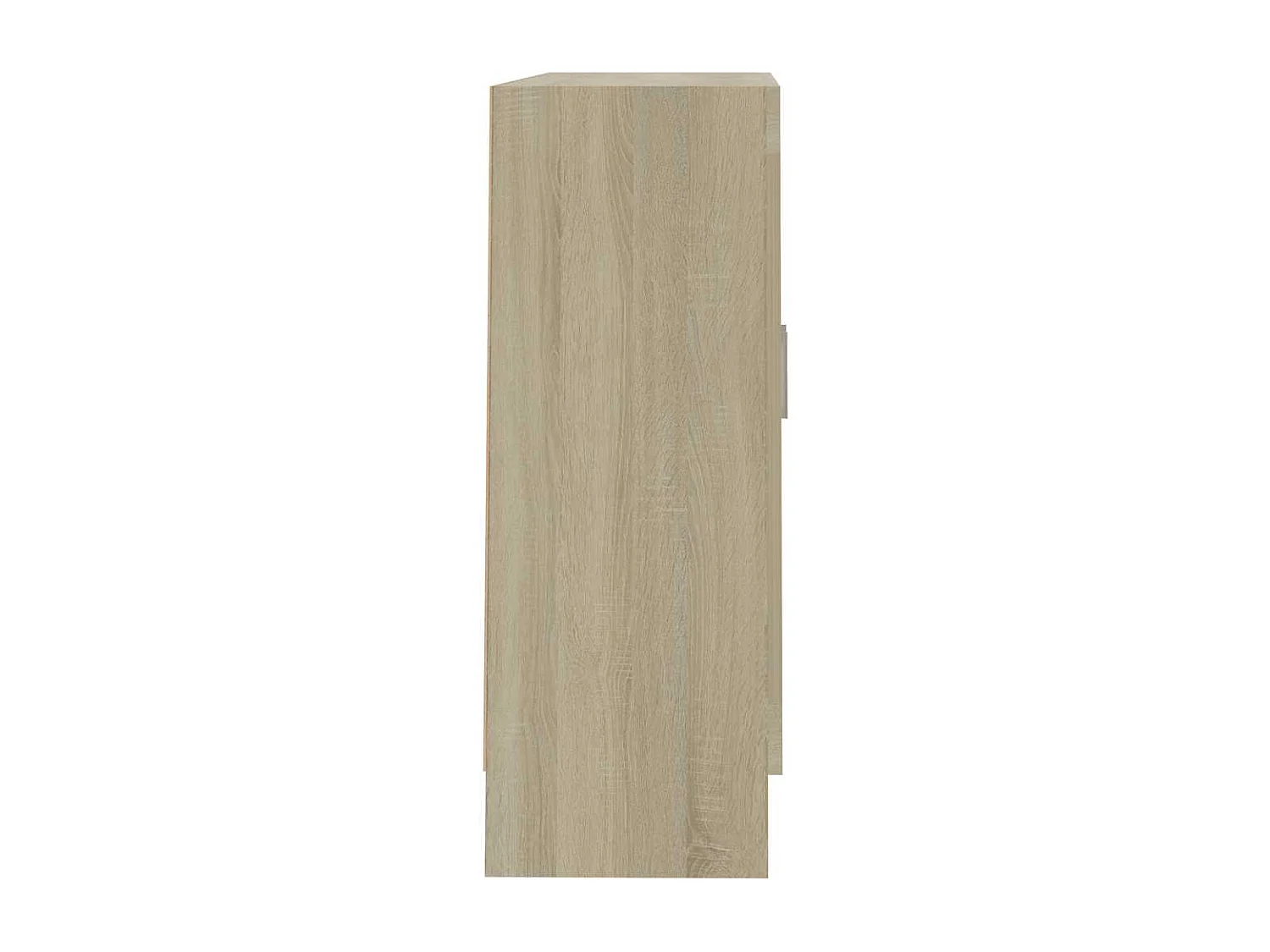 Armario libros madera contrachapada color roble 82,5x30,5x80 cm