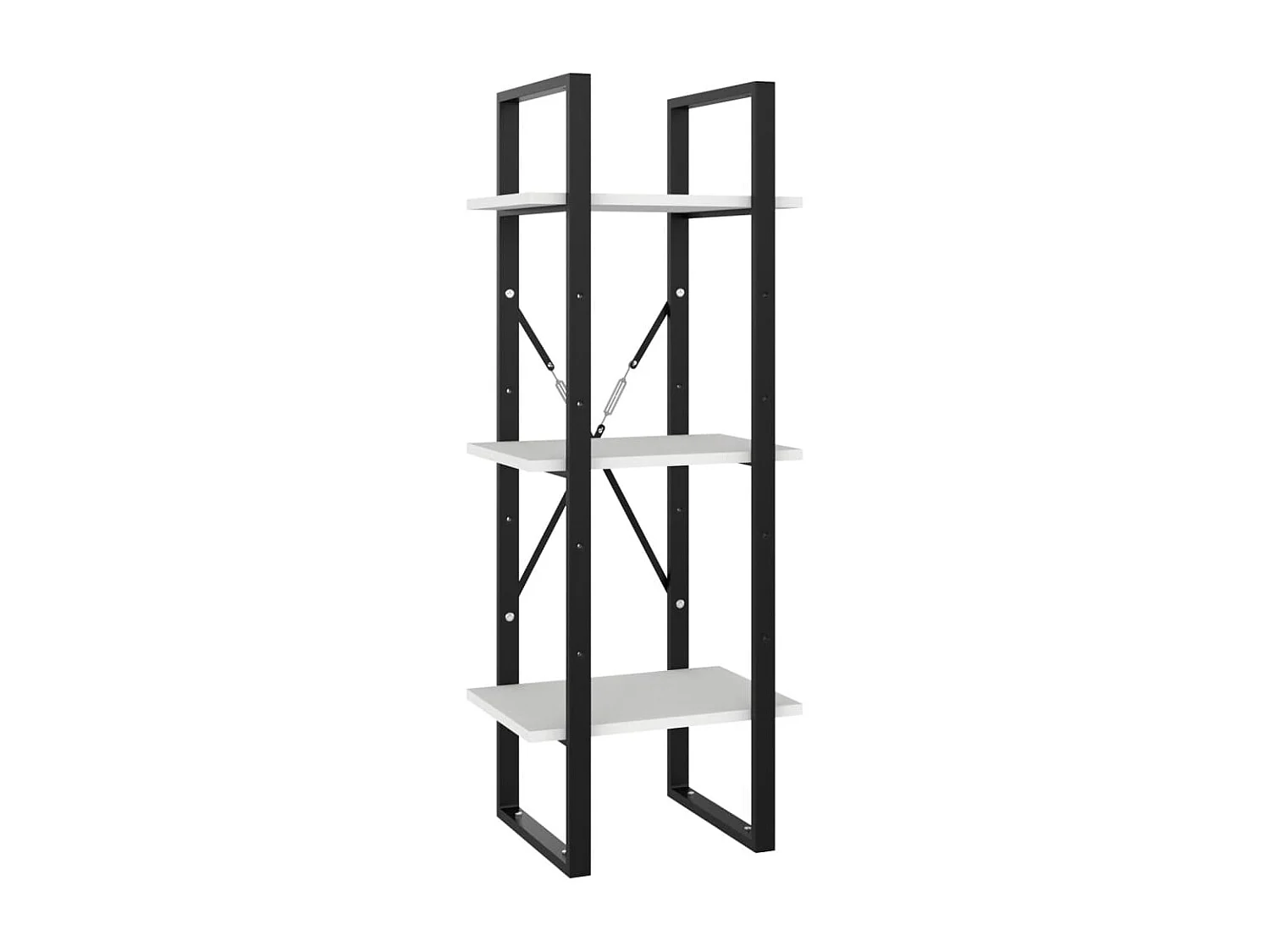 Bibliothèque à 5 niveaux Blanc 40x30x175 cm Bois ingénierie