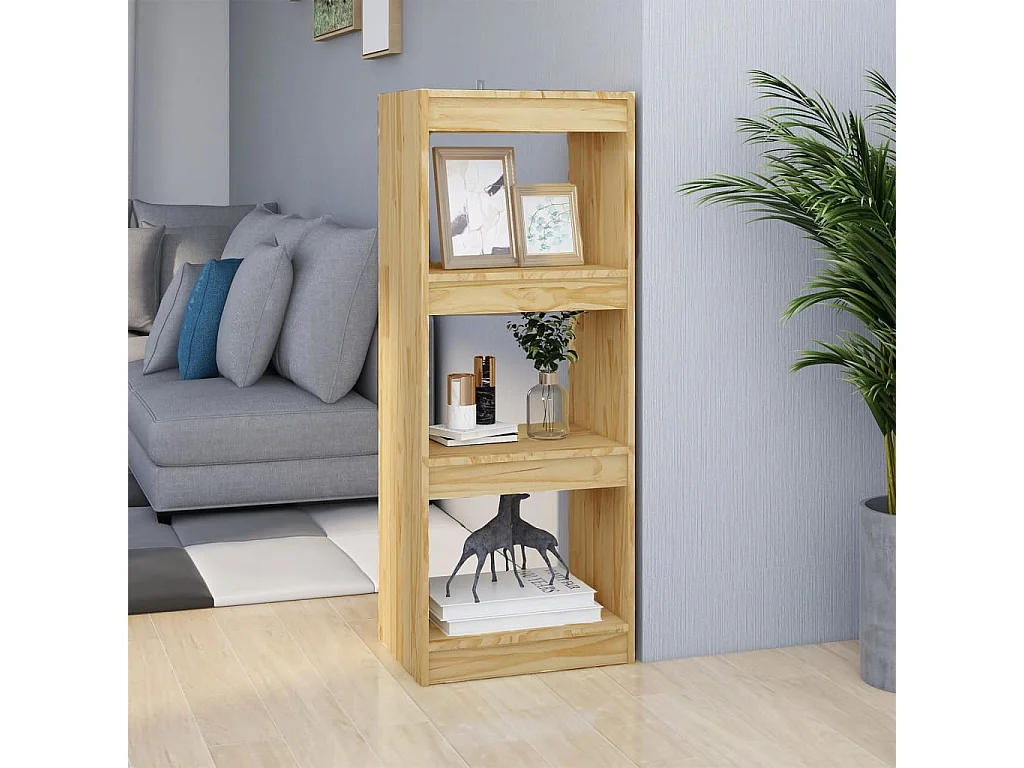 Bibliothèque/Séparateur de pièce 40x30x103,5 cm pin massif