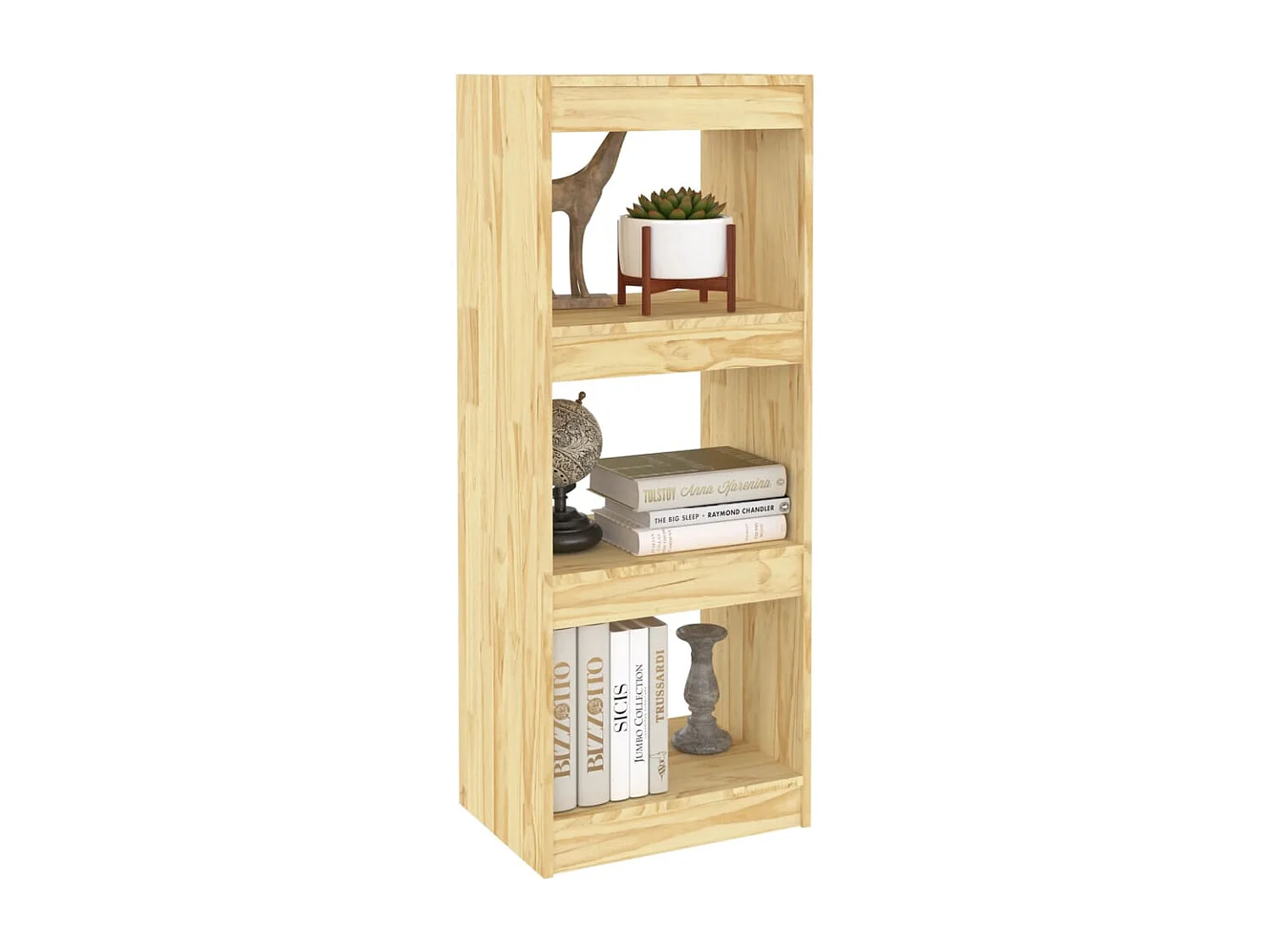 Bibliothèque/Séparateur de pièce 40x30x103,5 cm pin massif
