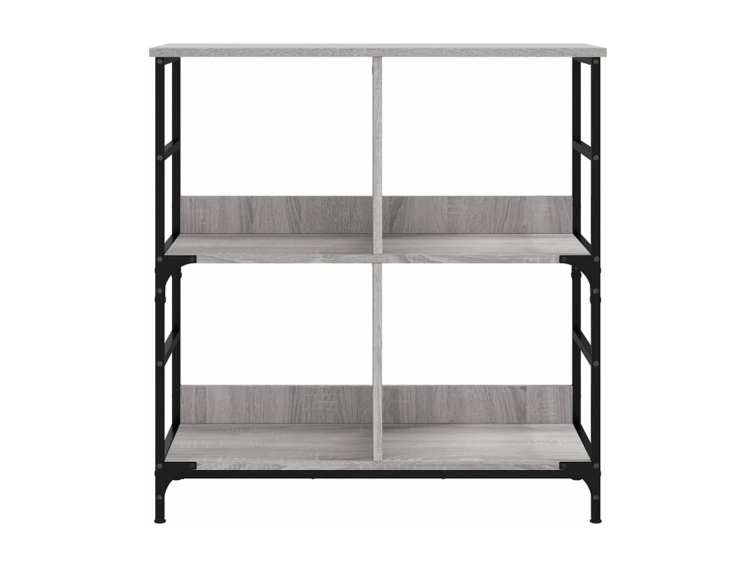 Bücherregal Grau Sonoma 78,5x33x82 cm Holzwerkstoff