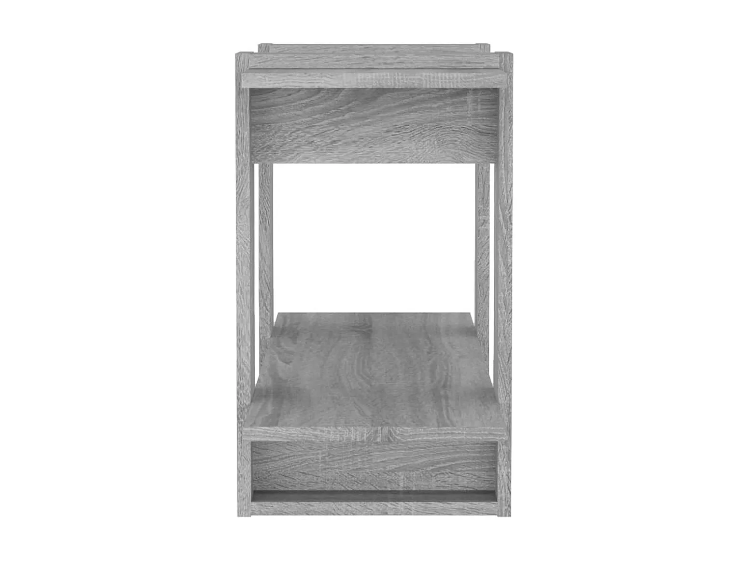 Bücherregal/Raumteiler Grau Sonoma 80x30x51 cm