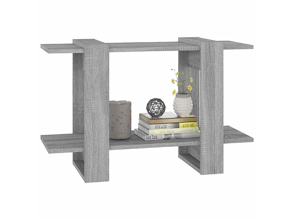 Libreria/Divisorio Grigio Sonoma 80x30x51 cm
