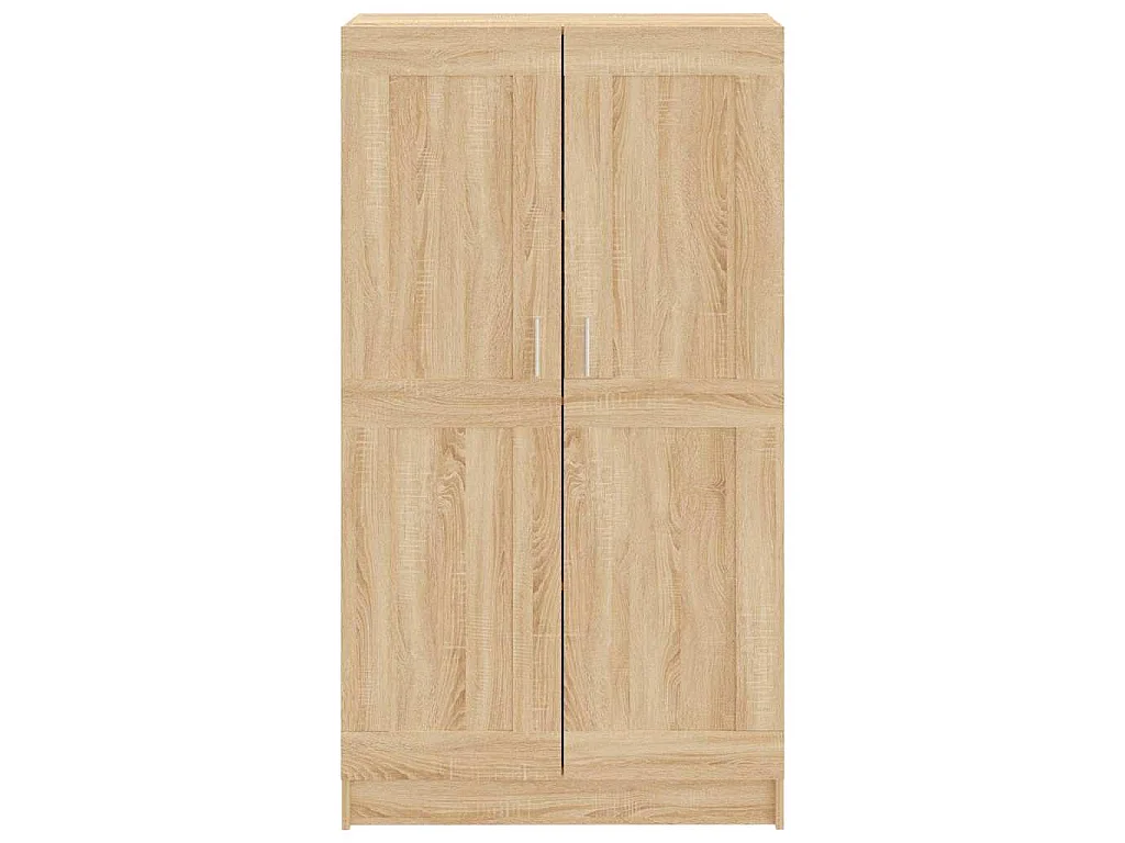 Boekenkast 82,5x30,5x150 cm bewerkt hout sonoma eikenkleurig