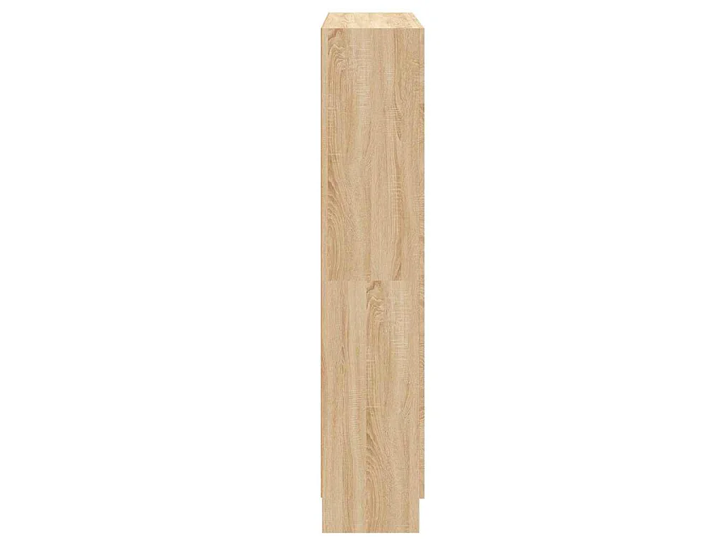 Boekenkast 82,5x30,5x150 cm bewerkt hout sonoma eikenkleurig