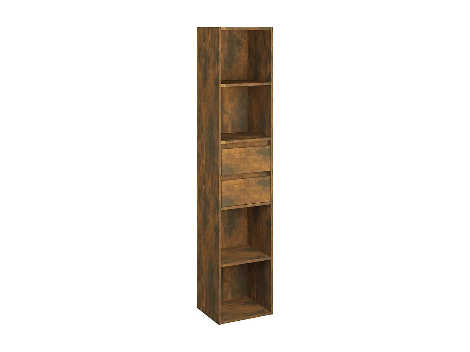 Bibliothèque Chêne fumé 36x30x171 cm Bois d'ingénierie