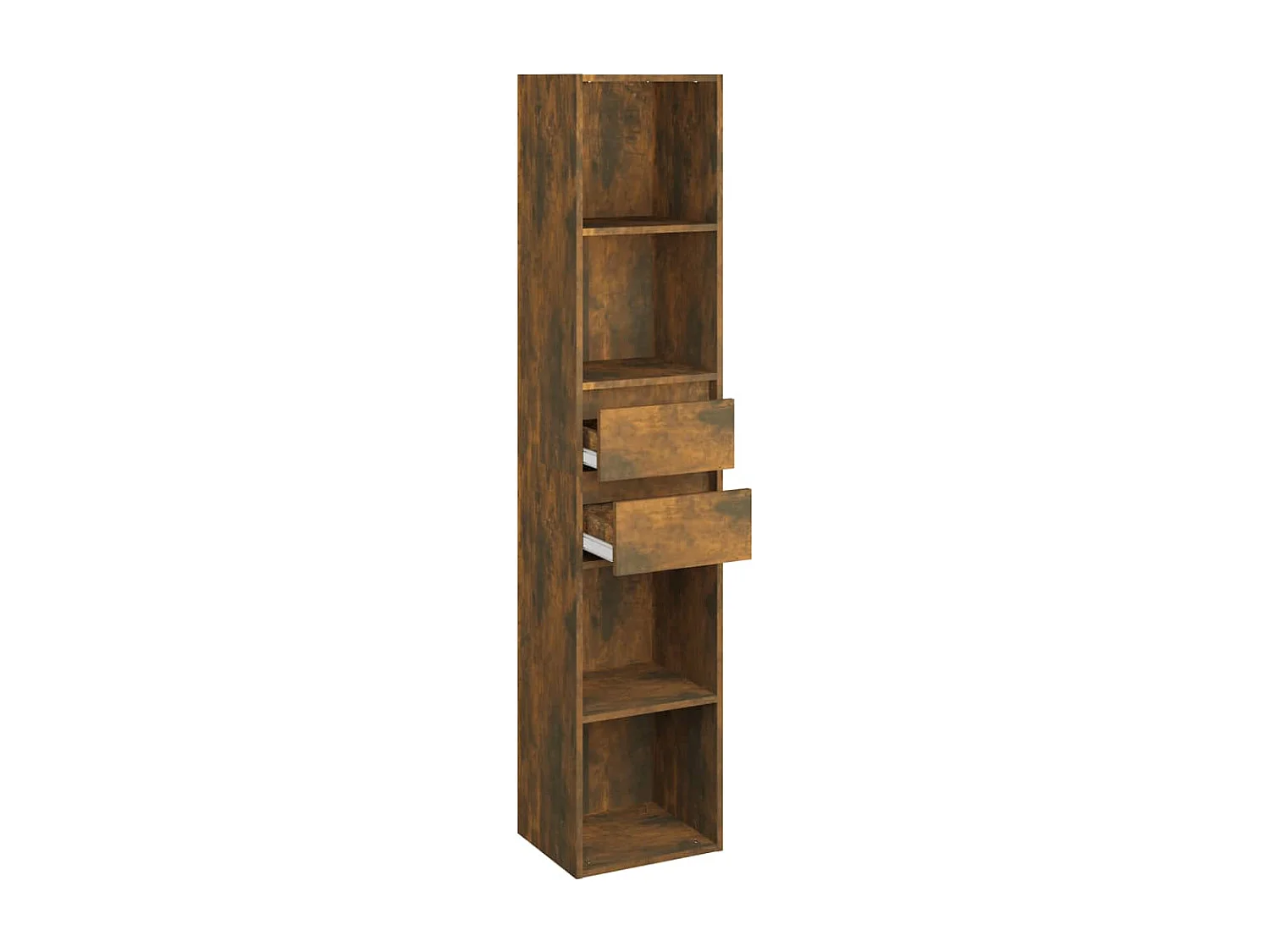 Bibliothèque Chêne fumé 36x30x171 cm Bois d'ingénierie
