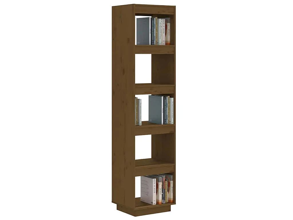 Bibliothèque/Cloison Marron miel 40x35x167 cm Pin solide