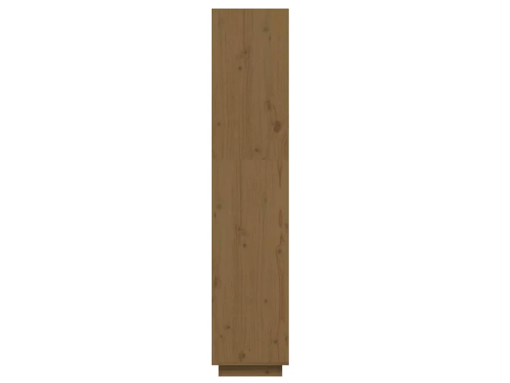 Bibliothèque/Cloison Marron miel 40x35x167 cm Pin solide