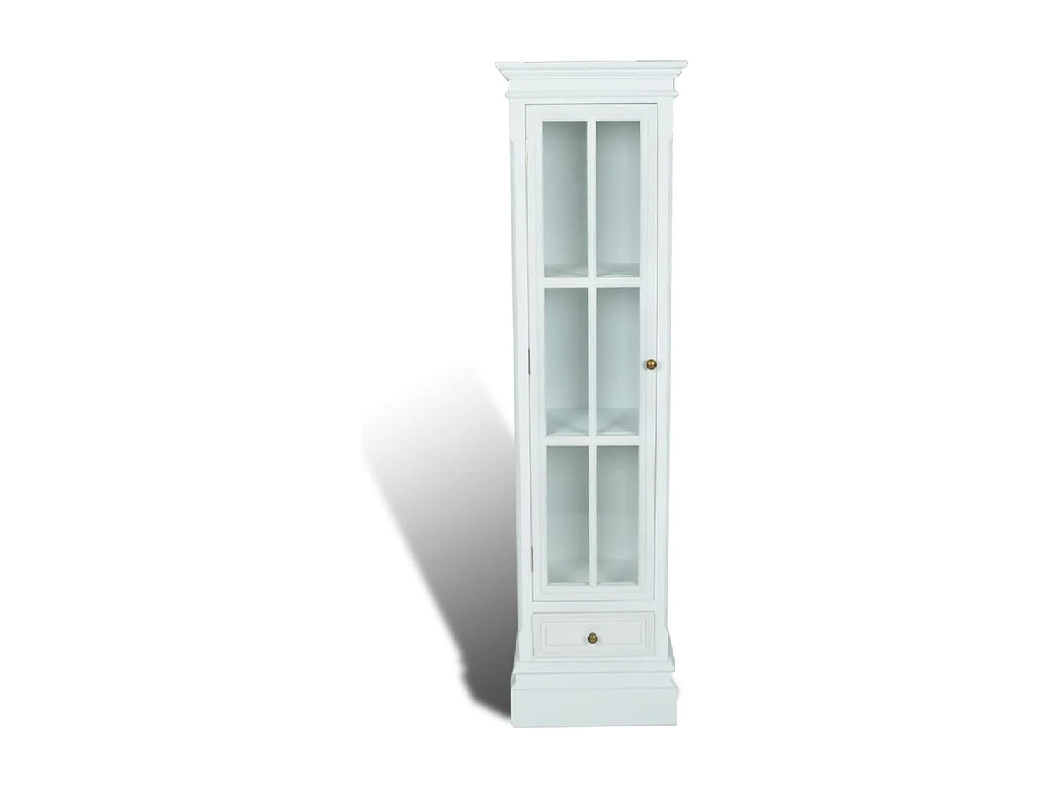 Boekenkast met 3 schappen hout wit