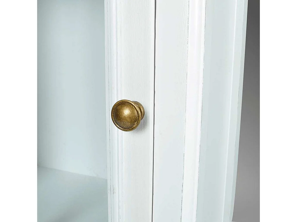 Estante com 3 prateleiras elegante madeira branco