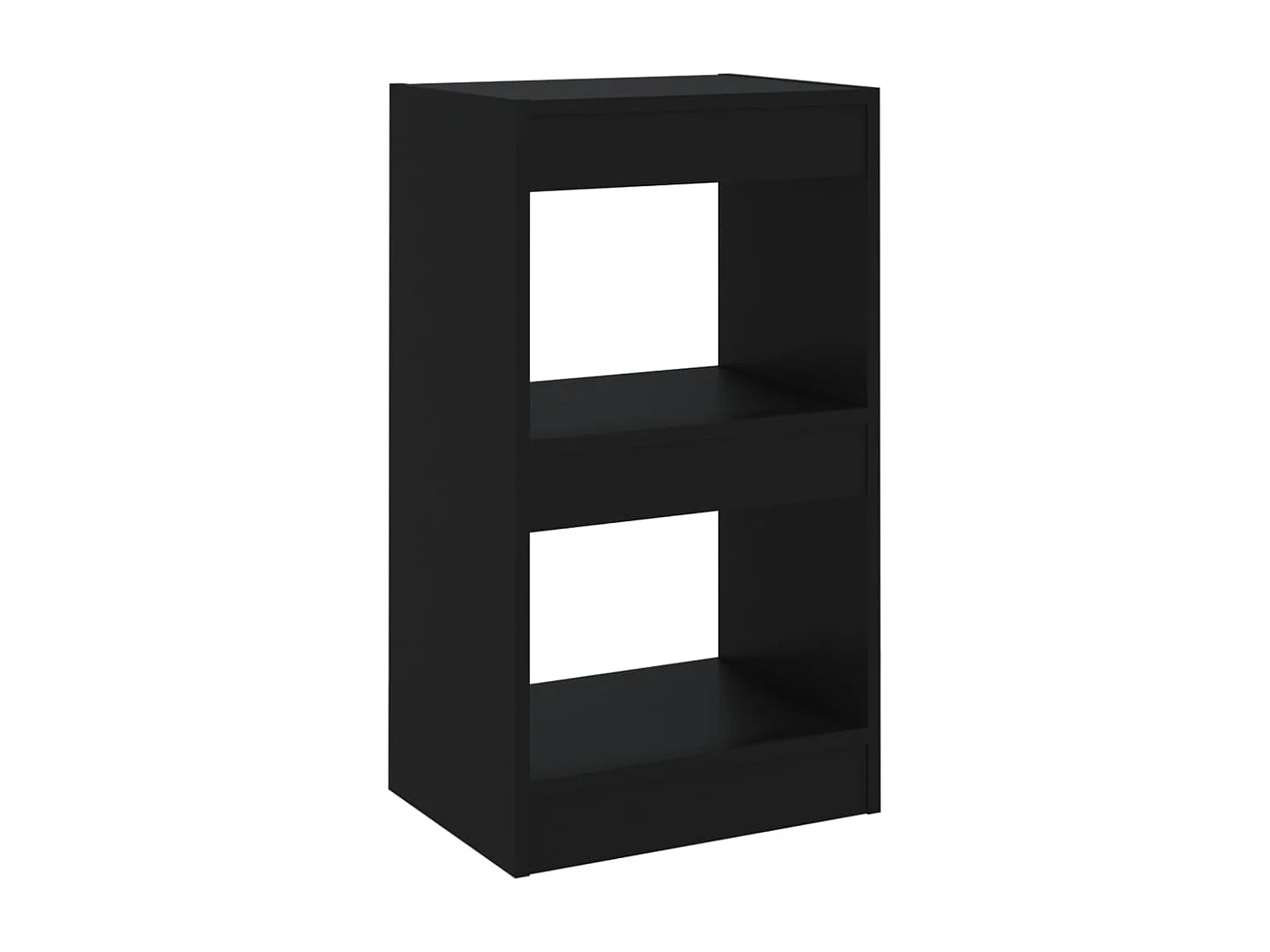 Bibliothèque/Cloison de séparation Noir 40x30x72 cm