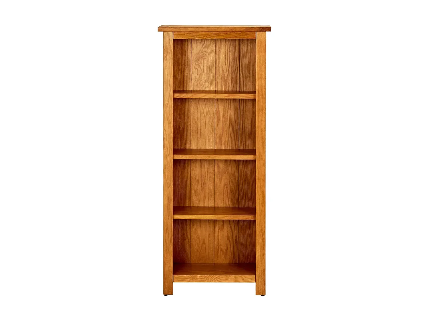 Bibliothèque à 4 niveaux 45x22x110 cm Bois de chêne massif