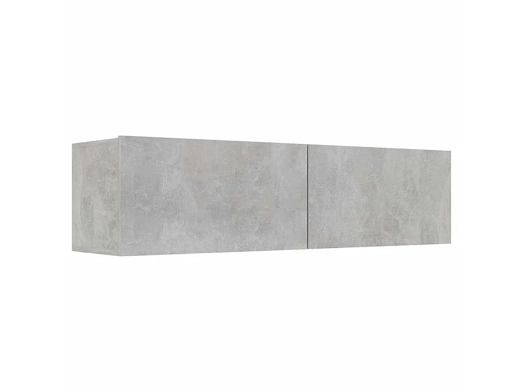 Tv-meubel 120x30x30 cm bewerkt hout betongrijs