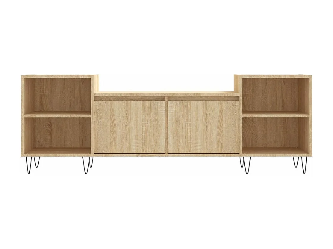 Meuble TV Chêne sonoma 160x35x55 cm Bois d'ingénierie