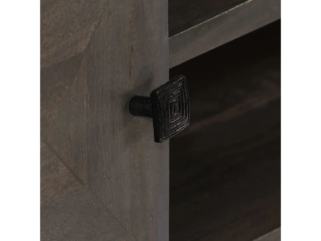 Meuble TV Bois massif de manguier 140 x 30 x 45 cm