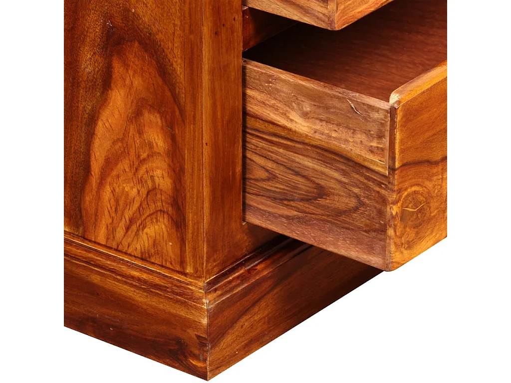 Móvel de TV madeira acácia maciça 90x30x40 cm