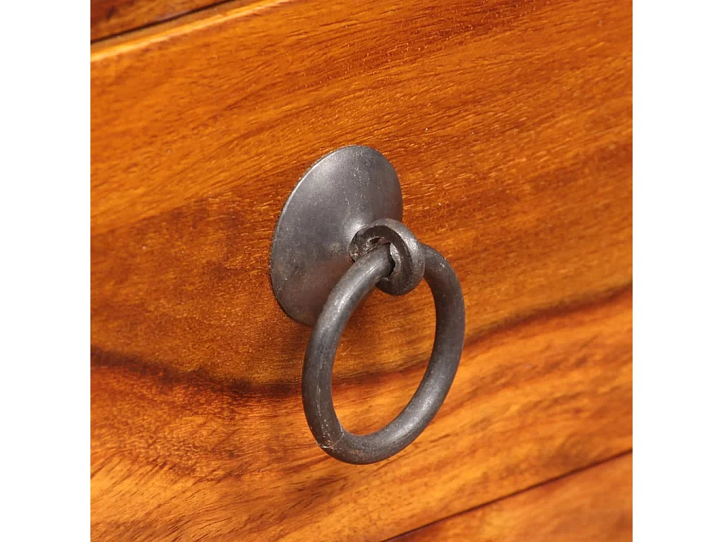 Móvel de TV madeira acácia maciça 90x30x40 cm