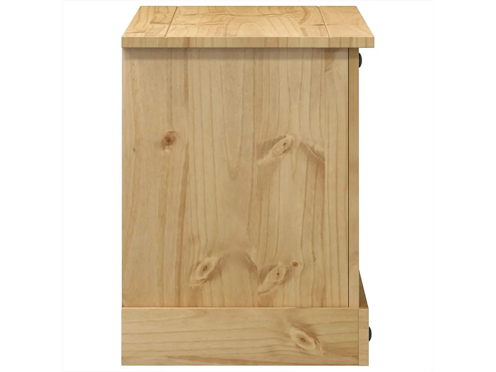 Meuble TV Corona 100x40x52 cm bois de pin massif