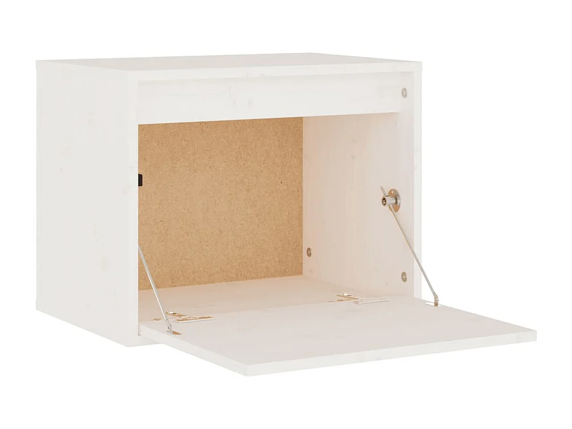 Meubles TV 3 pcs Blanc Bois massif de pin