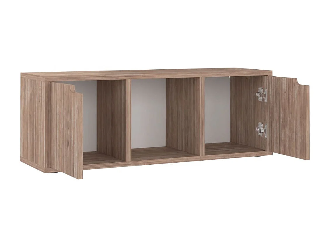 Meuble TV Chêne Sonoma gris 88,5x27,5x30,5 cm Bois d’ingénierie