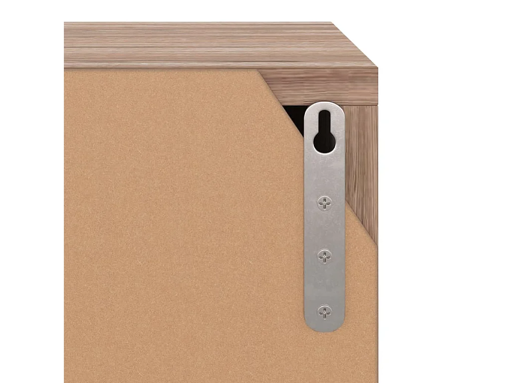 Meuble TV Chêne Sonoma gris 88,5x27,5x30,5 cm Bois d’ingénierie