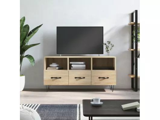 Kauf Unique TV-Schrank Sonoma-Eiche 102x36x50 cm Holzwerkstoff