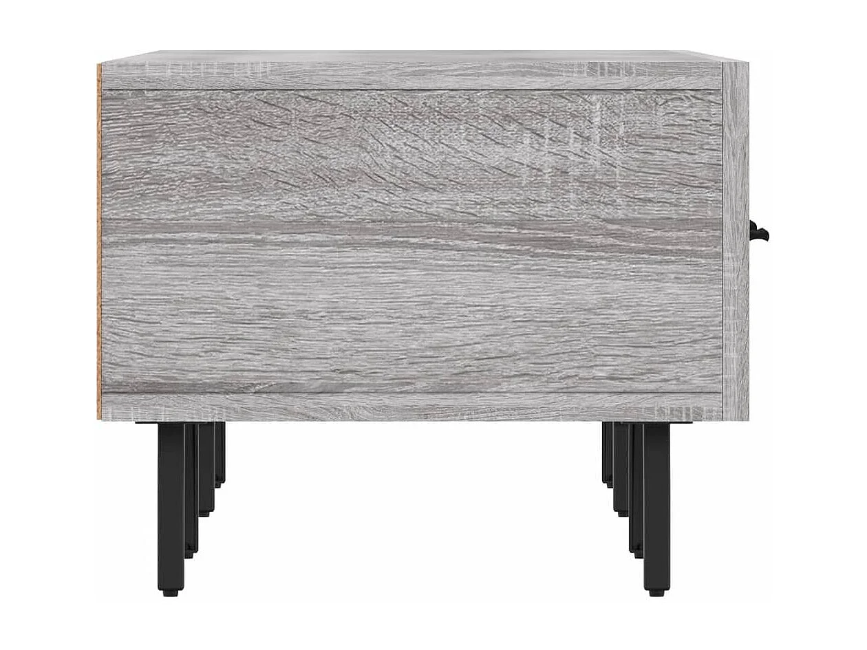 Meuble TV sonoma gris 150x36x30 cm bois d'ingénierie