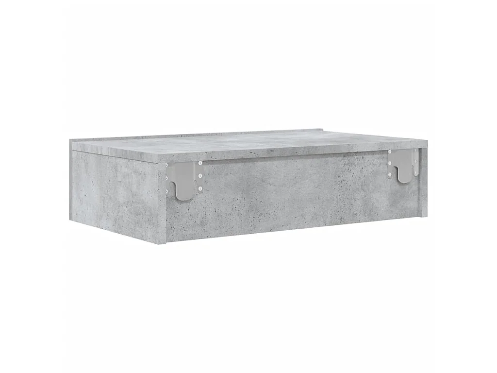 Tv-meubel met LED-verlichting 60x35x15,5 cm betongrijs