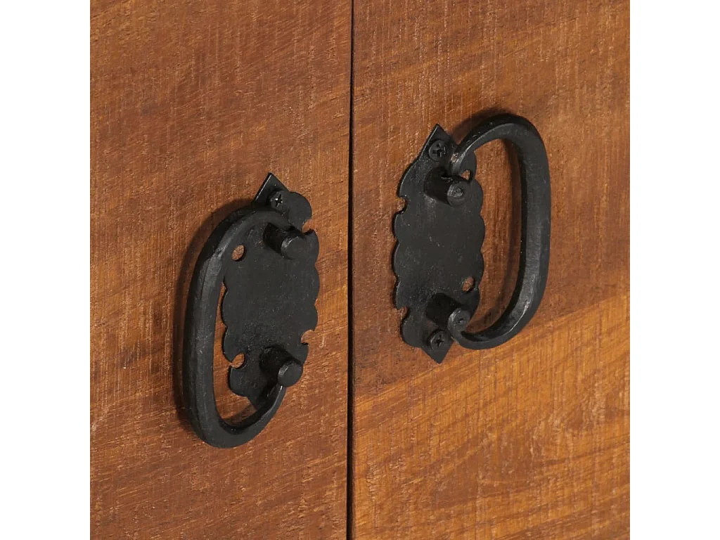 Meuble TV 120x30x40 cm Bois massif de manguier