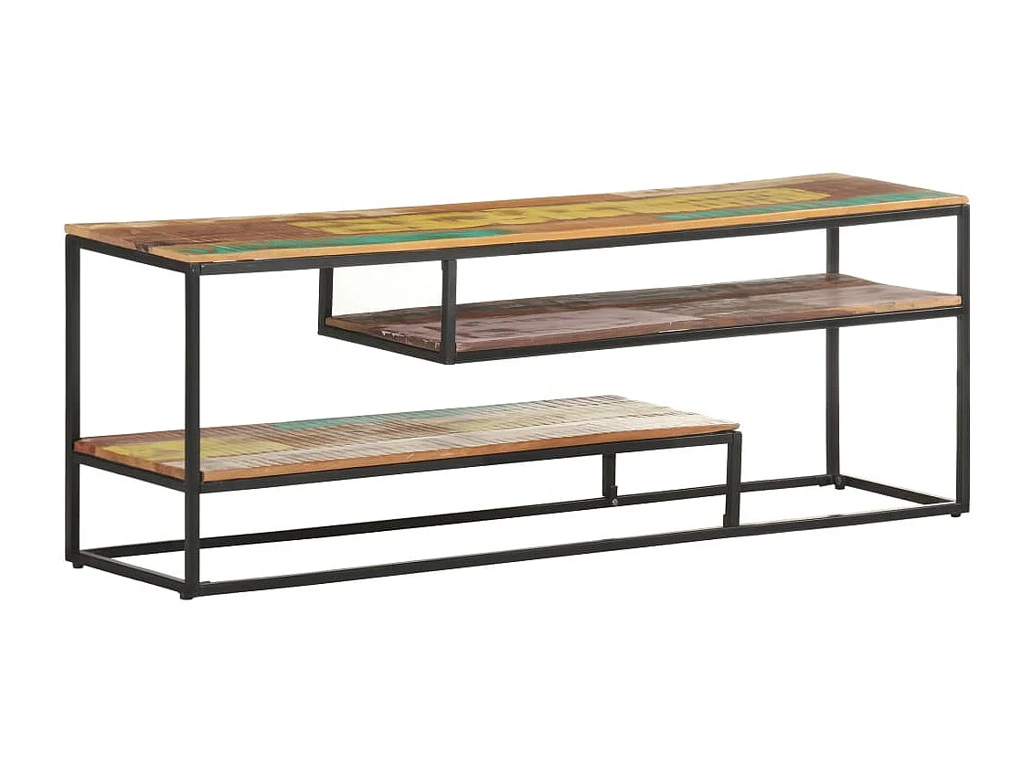 Tv-meubel 130x30x45 cm massief gerecycled hout