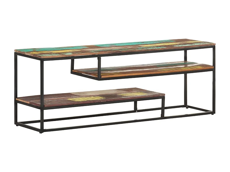 Tv-meubel 130x30x45 cm massief gerecycled hout