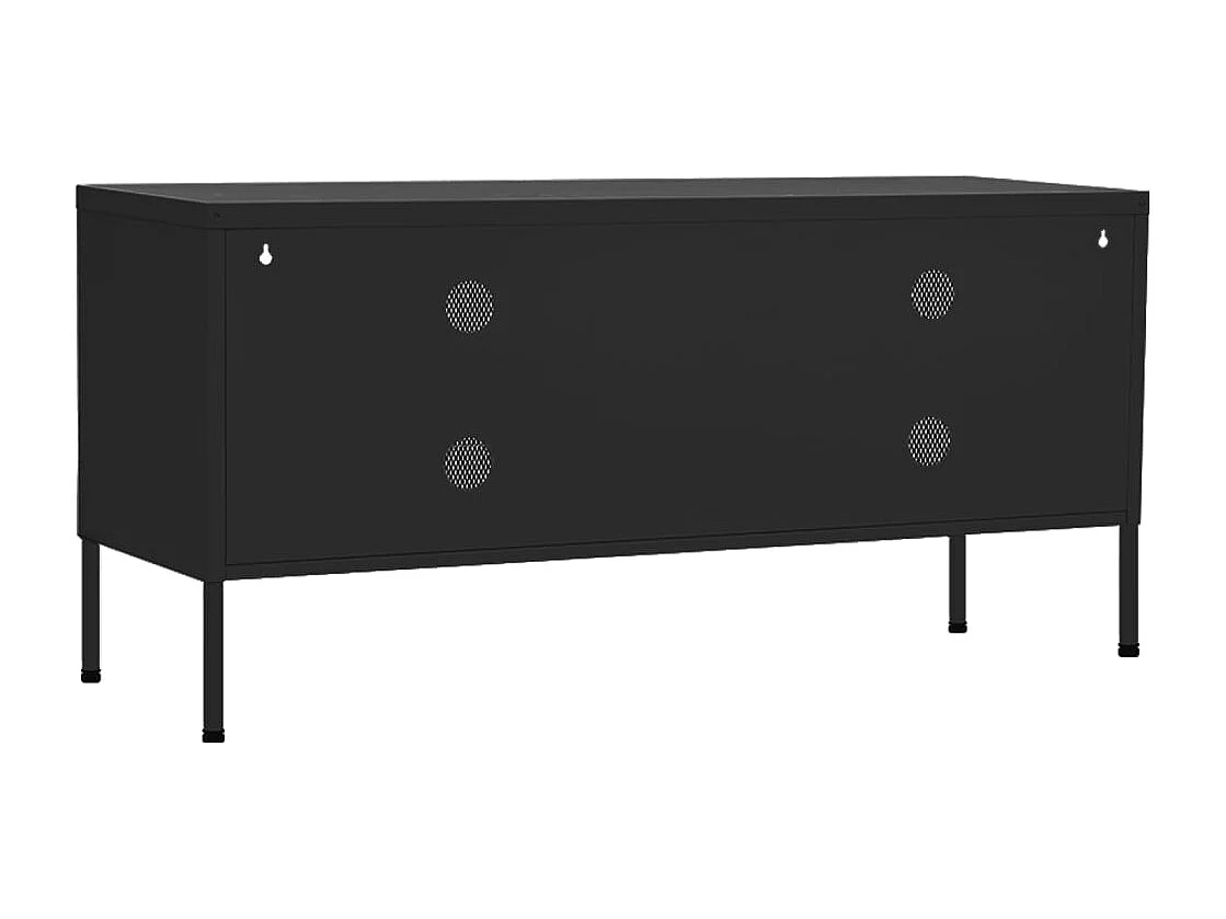 TV-Schrank Schwarz 105x35x50 cm Stahl