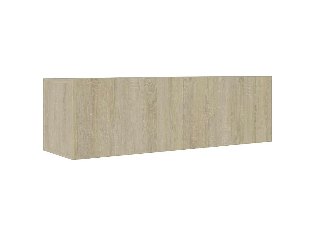Meuble TV Chêne sonoma 100x30x30 cm Bois d’ingénierie