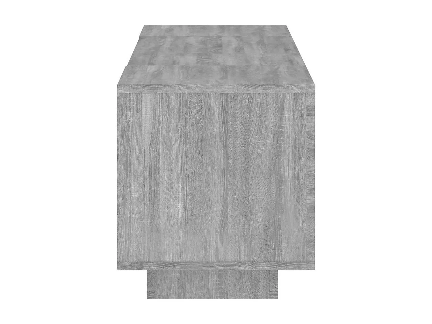 TV-Schrank mit LED-Leuchten Grau Sonoma 160x35x40 cm