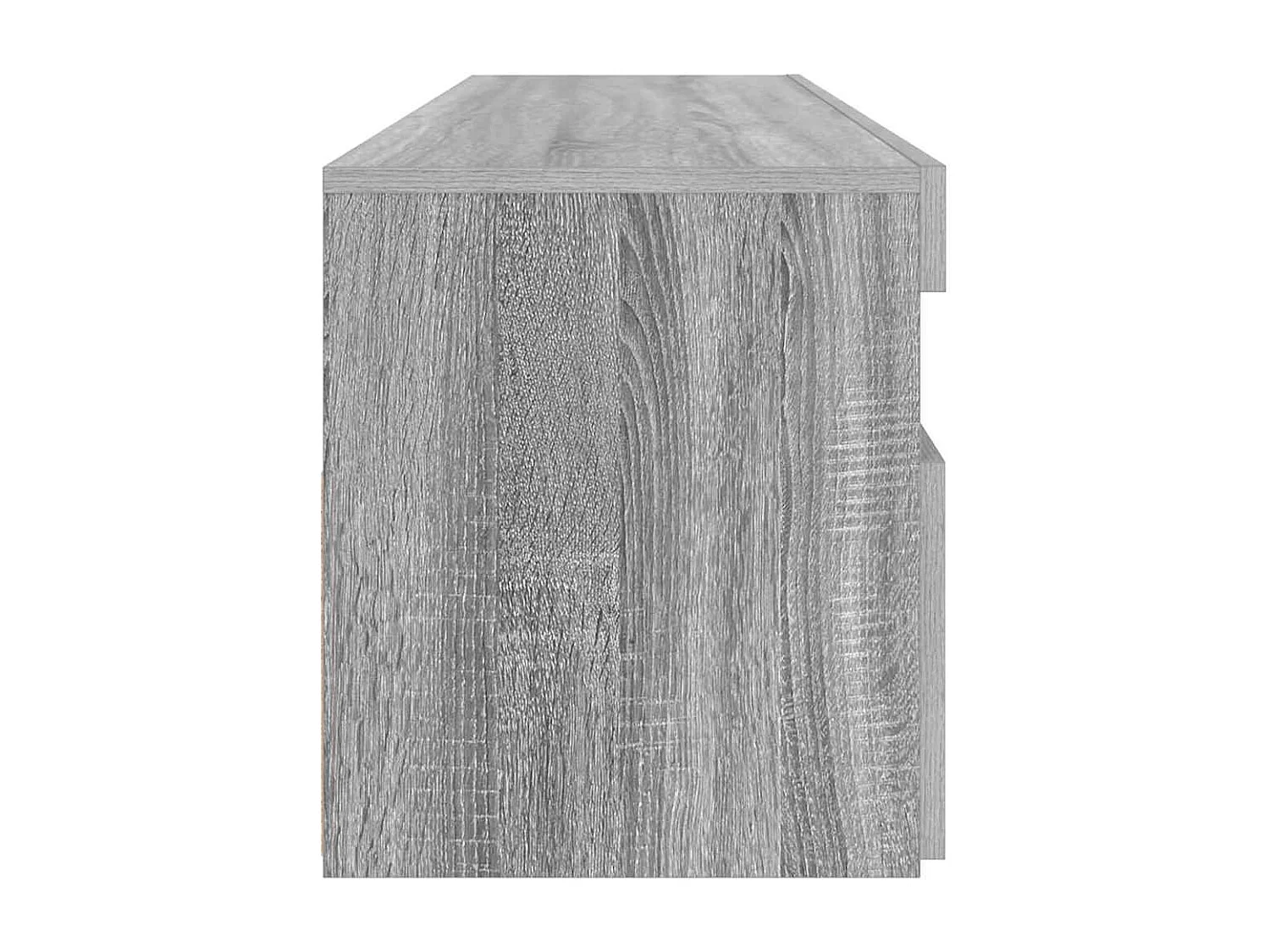 TV-Schrank mit LED-Leuchten Grau Sonoma 90x35x40 cm