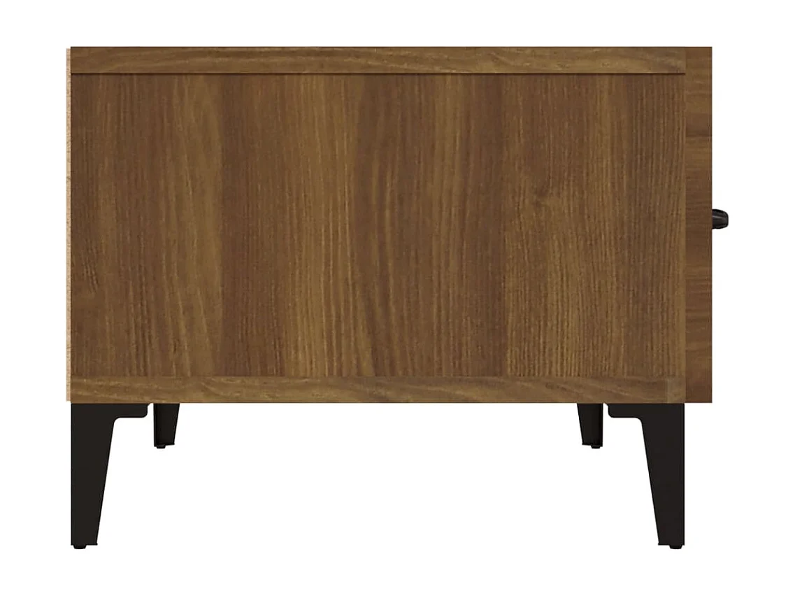 Meuble TV Chêne marron 150x34,5x30 cm Bois d'ingénierie