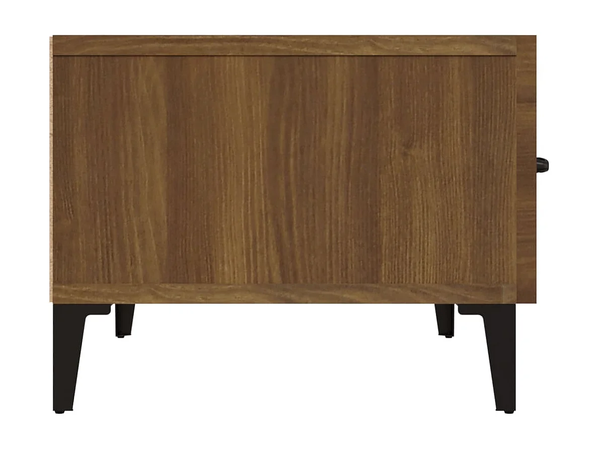 Meuble TV Chêne marron 150x34,5x30 cm Bois d'ingénierie