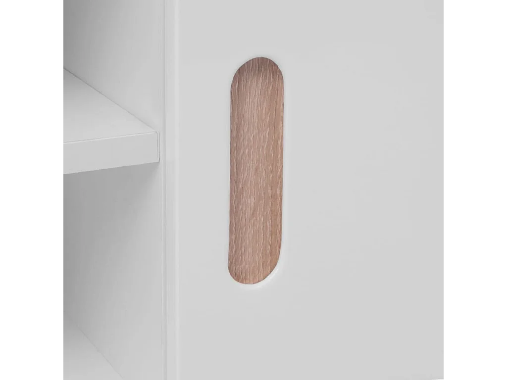 TV-Schrank MDF 150x35x48,5 cm Hochglanz-Weiß