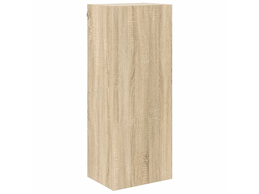 Unités murales TV 5 pcs chêne sonoma bois d'ingénierie