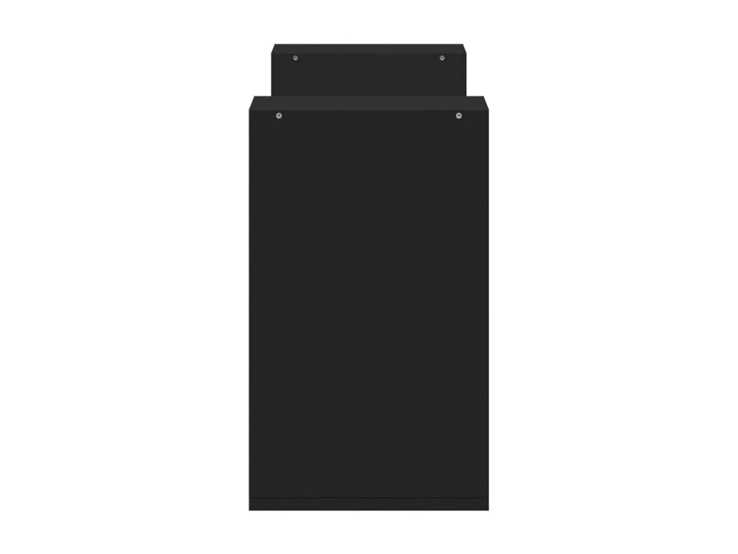 Meubles TV 2 pcs noir 75x30x50 cm bois d'ingénierie