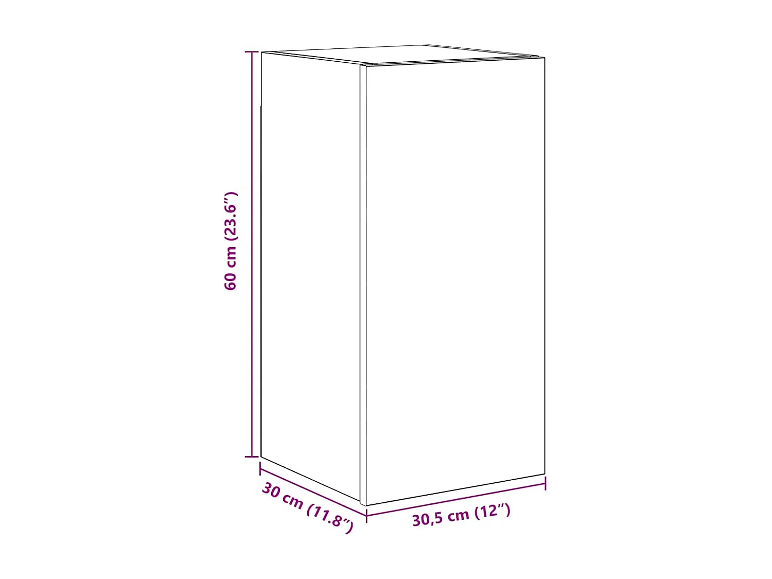 7-tlg. TV-Schrank-Set Räuchereiche Holzwerkstoff