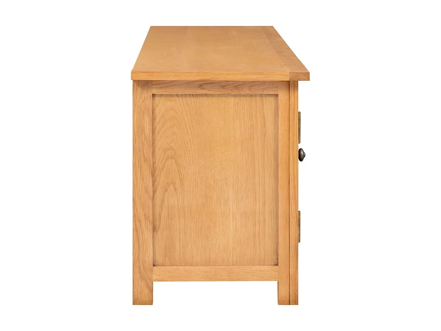 TV-Schrank 110x35x44 cm Massivholz Eiche