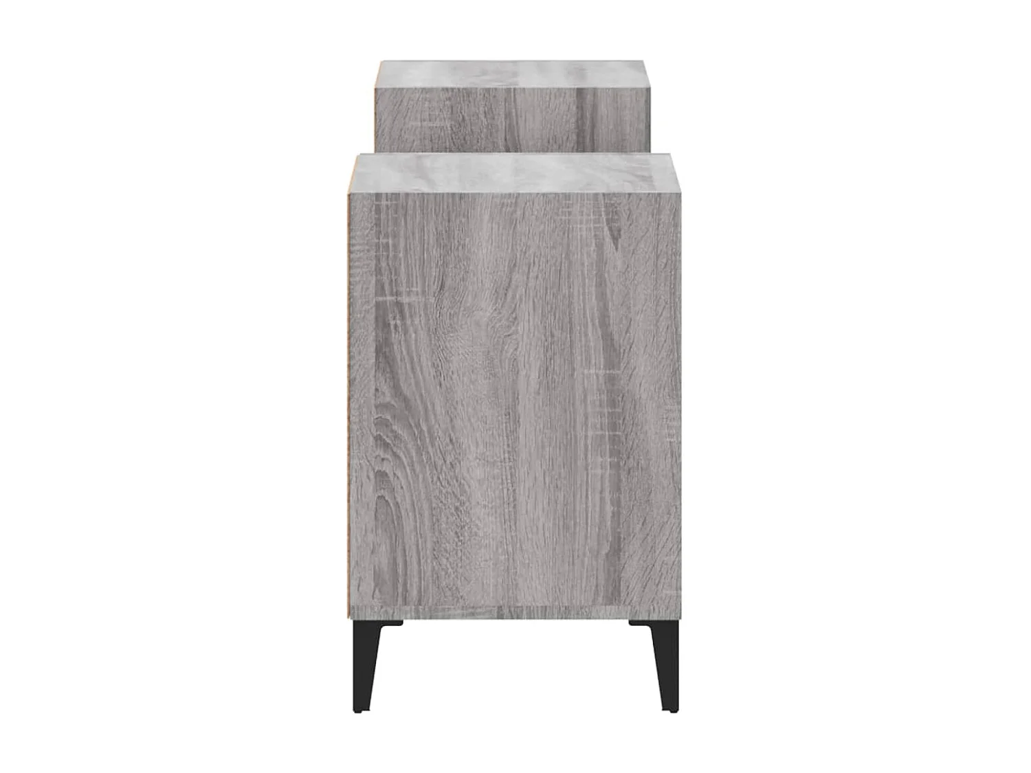 Tv-meubel 160x35x55 cm bewerkt hout grijs sonoma eikenkleurig