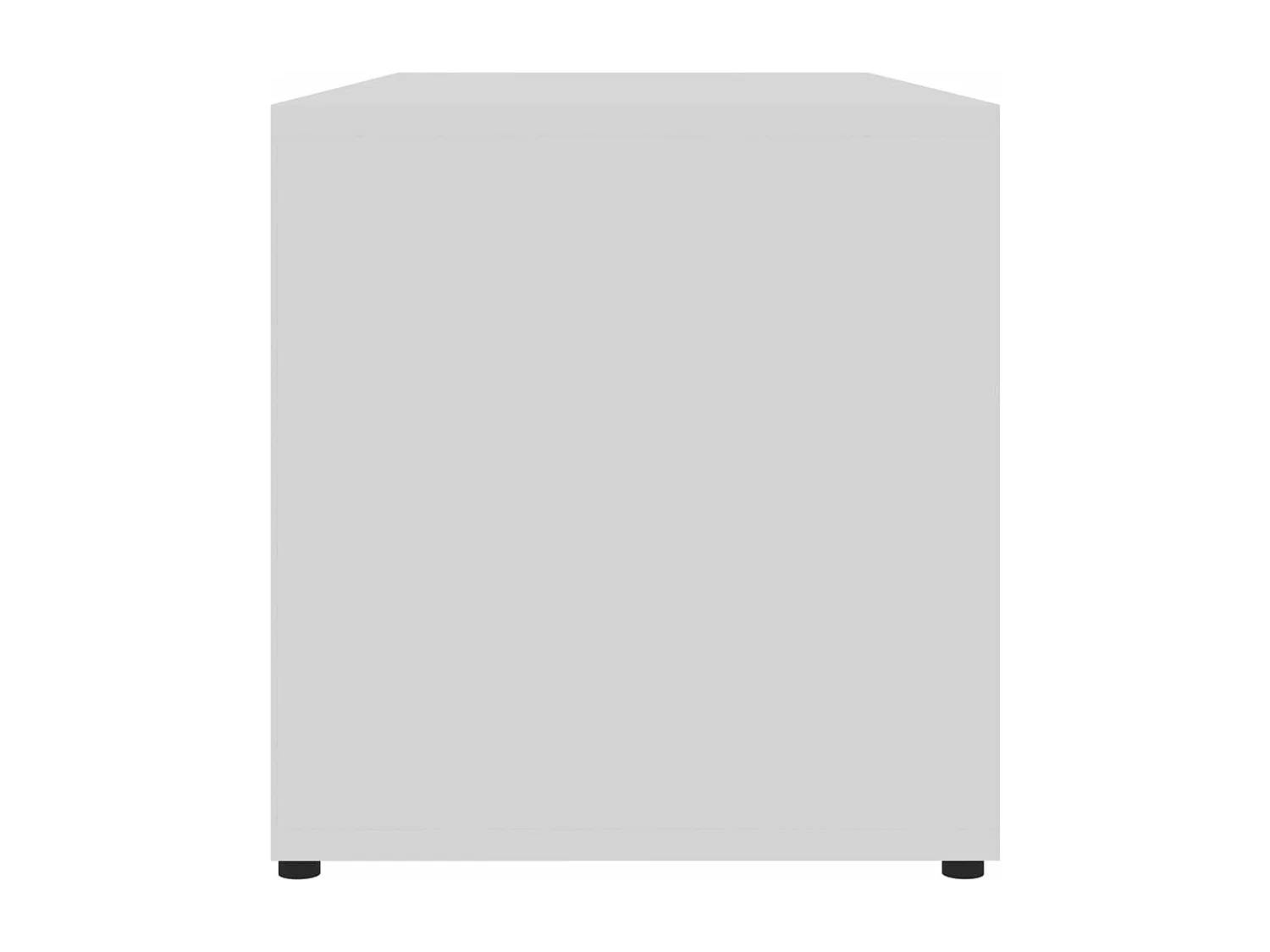 Mobile Porta TV Bianco 80x34x36 cm in Legno Multistrato