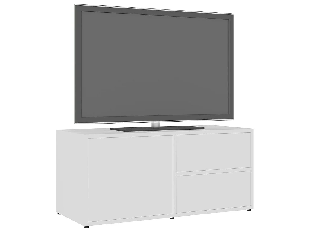 TV-Schrank Weiß 80x34x36 cm Holzwerkstoff