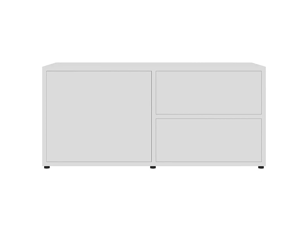 TV-Schrank Weiß 80x34x36 cm Holzwerkstoff